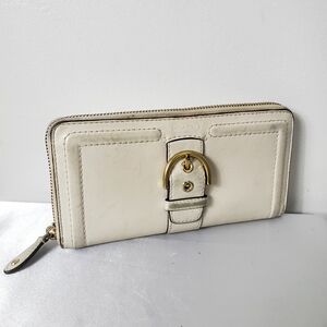 Coach White Wallet